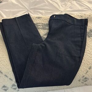 Zara Navy Striped Pants